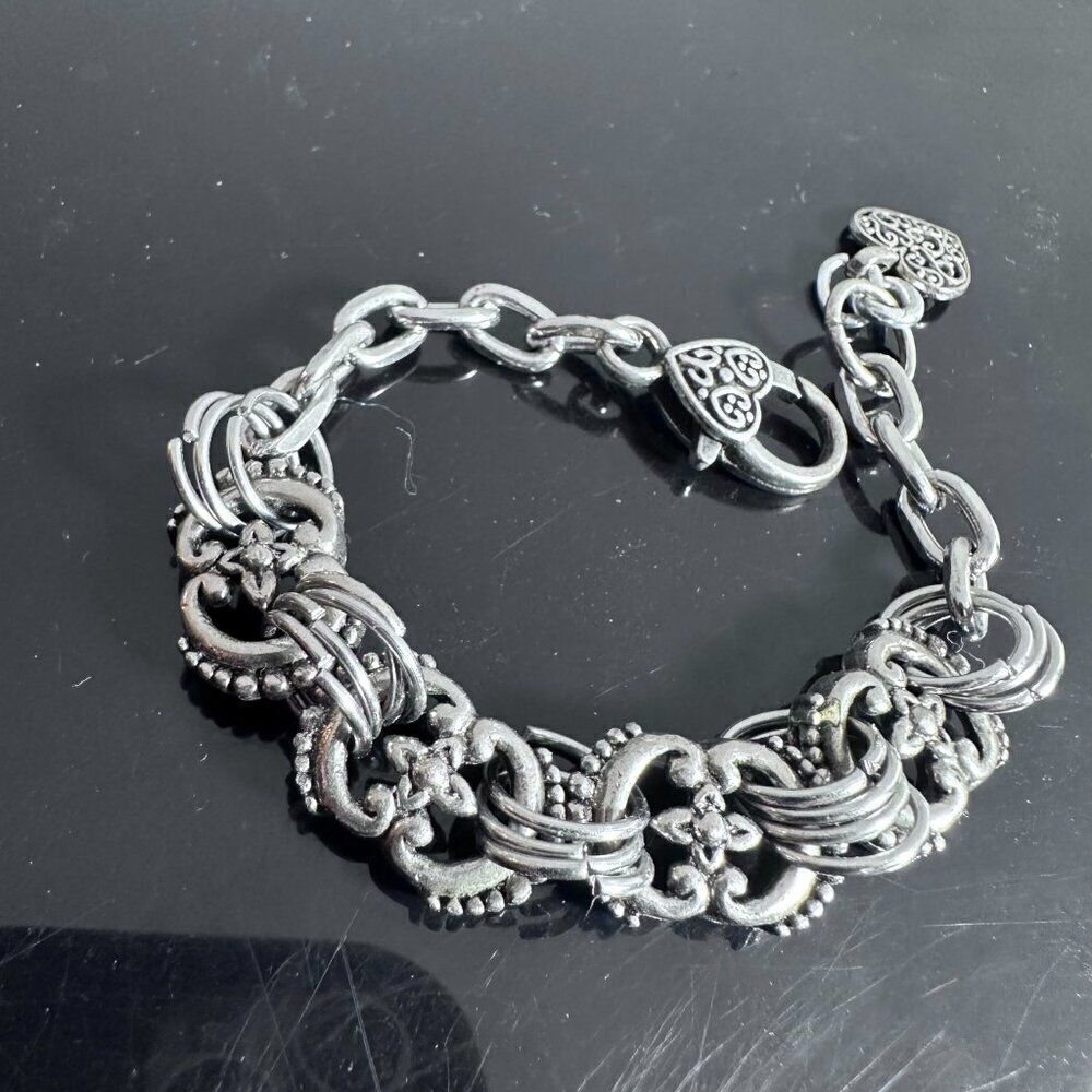 Chainmaille Bracelet Chain Mail Handmade Silver Link Bracelet Medium Gift NWT - Picture 9 of 10